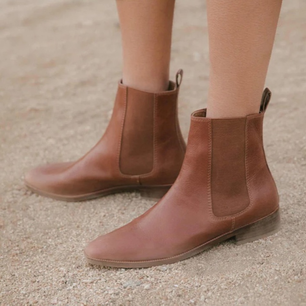 NWOB - Christy Dawn Leather Chelsea Boot